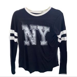 NY Long Sleeve Jersey Top